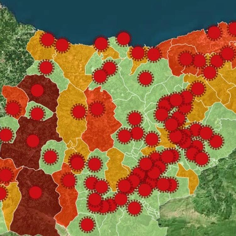 Bergara, Elgoibar, Oñati y Mendaro, únicas localidades en rojo en Gipuzkoa