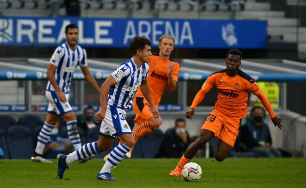 Alineación del Real Madrid - Real Sociedad: Guevara y Zubimendi, en lugar de Merino e Illarramendi