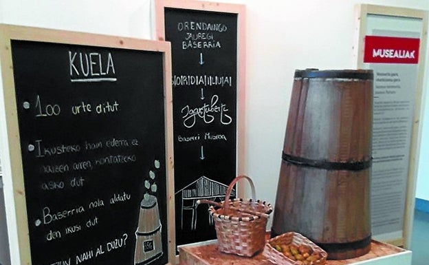 Kuela, sagardogintzari loturiko ontzi berezia, aztergai Igartubeitin