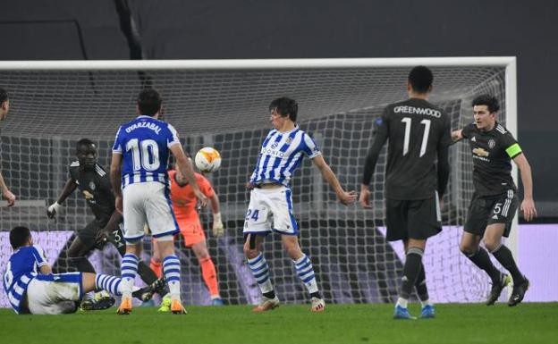 Le Normand, sancionado para el Manchester United - Real Sociedad, donde quedan Zubeldia y Sagnan