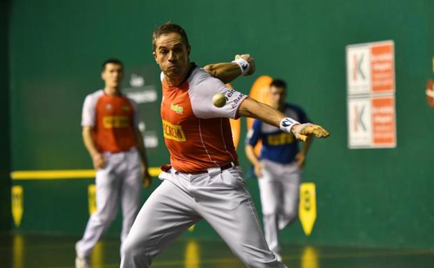 Aimar Olaizola y Beñat Rezusta desean volver a la senda del triunfo