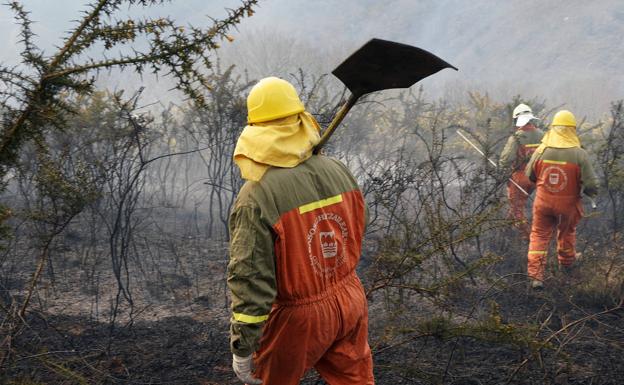 Vegetación seca y fuertes vientos, la combinación perfecta para un incendio