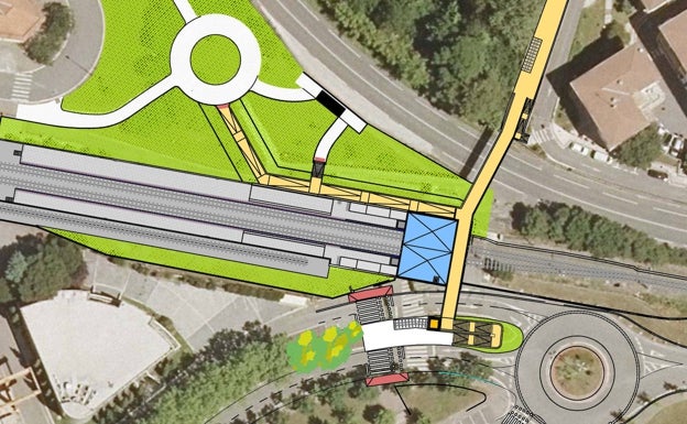 ETSrekin elkarlanean ari da Usurbilgo Udala tren geltokia berritzeko