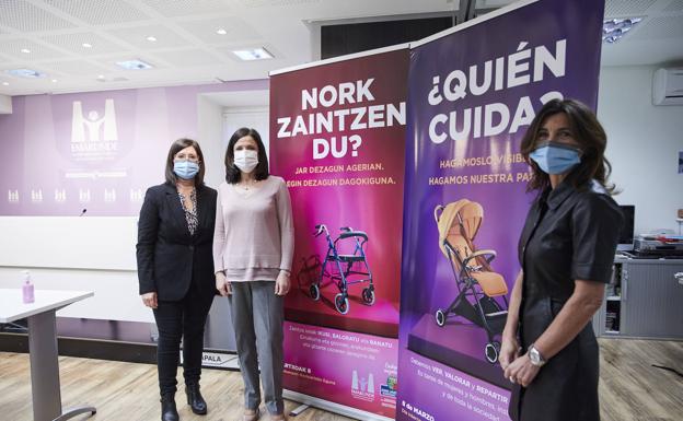 La campaña del 8 de marzo de Emakunde llama a visibilizar, valorar y repartir los cuidados entre toda la sociedad