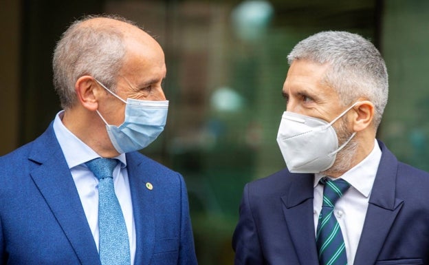 Erkoreka y Marlaska acuerdan reactivar la Junta de Seguridad y ultiman el traspaso de Prisiones