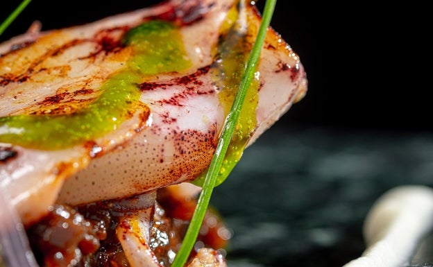 Receta de txipiron begi handi de anzuelo kai zaharra de Gorka Txapartegi