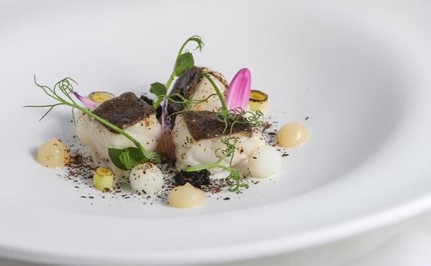 Receta de porrusalda de rodaballo de Dani López