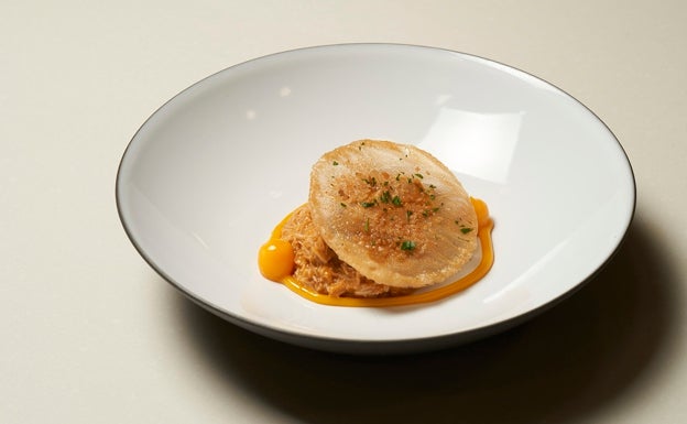 Receta de txangurro, papada y pan de Iñigo Peña