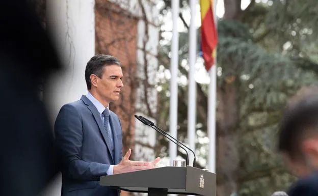 Pedro Sánchez, esta semana en La Moncloa. /AFP