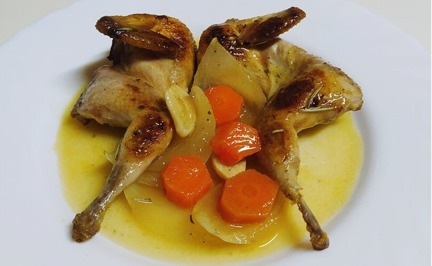 Receta de codornices en escabeche de Roberto Ruiz