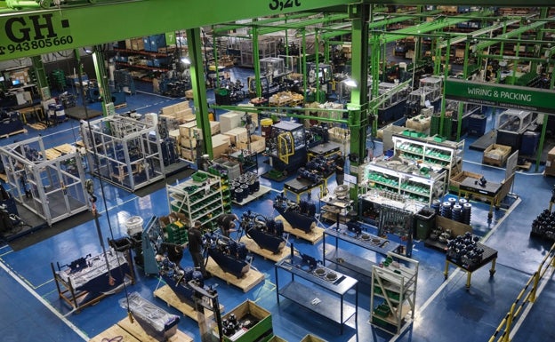 La actividad industrial de Gipuzkoa repuntó en enero un 0,9% respecto a diciembre