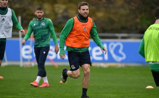 Real Sociedad: Illarramendi se ejercita con sus compañeros