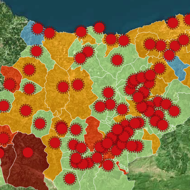 La afección del virus crece con fuerza en Arrasate, mientras Gipuzkoa mantiene niveles de agosto