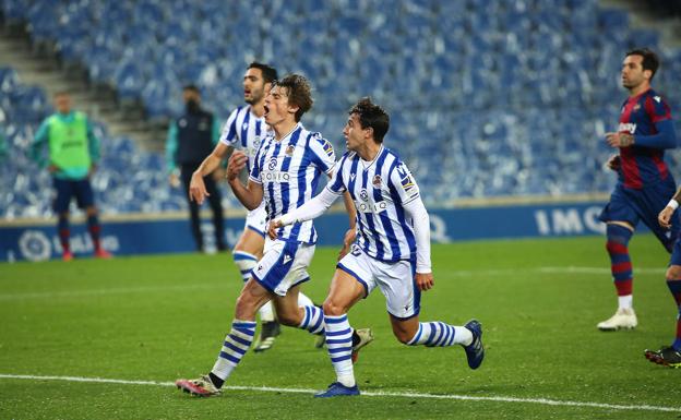 El 1x1 de la Real Sociedad frente al Levante