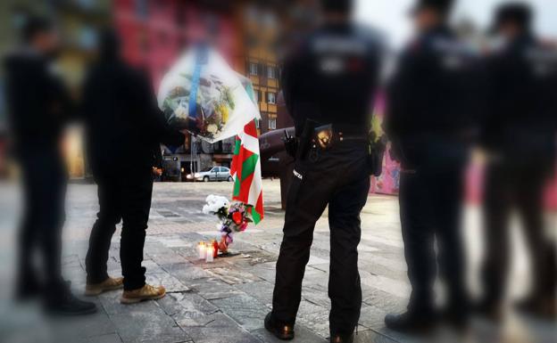 Compañeros de la Ertzaintza recuerdan a Iñaki Totorika en el 20 aniversario de su asesinato