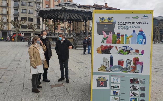 La tasa de reciclaje en la comarca del Bidasoa subió un punto en 2020