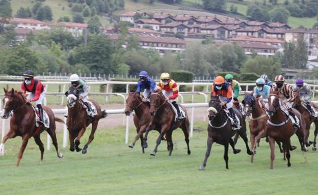 Turno de los potros de Derby en el hipódromo de Donostia