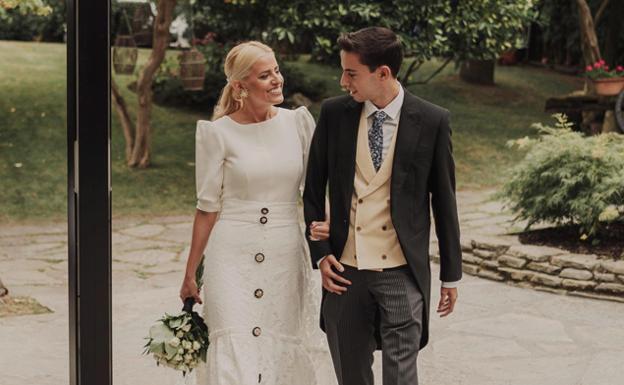 Estíbaliz, la novia de la falda que se convirtió en vestido