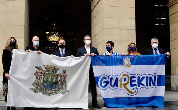La bandera de Gipuzkoa viajará a Sevilla