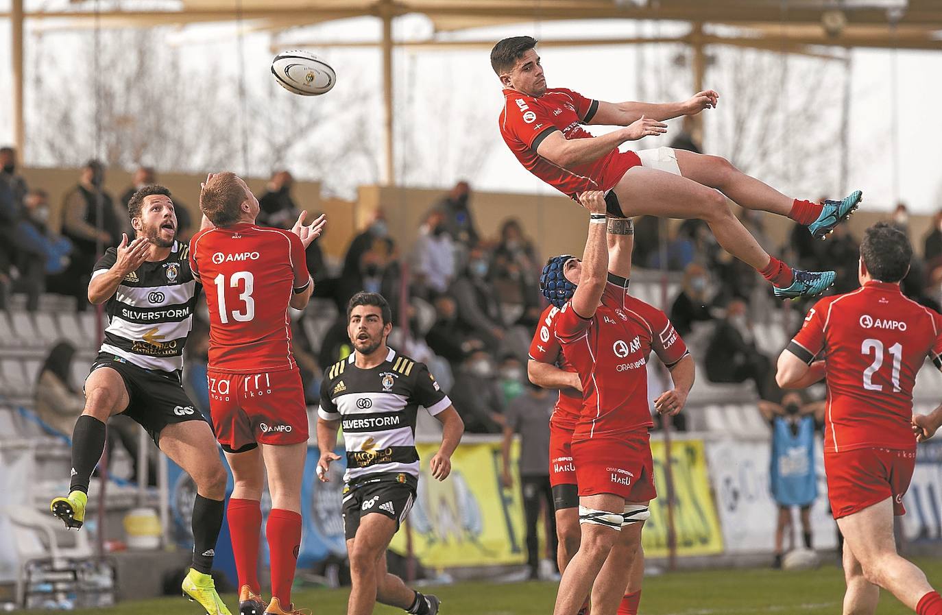El palo impide la gesta de Ampo Ordizia