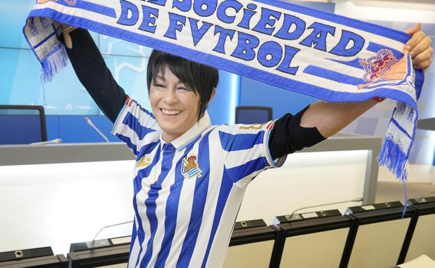 Maddalen Iriarte: «Siempre he sido txuri-urdin y me gustaría que ganase la Real. Apuesto por un 3-2»