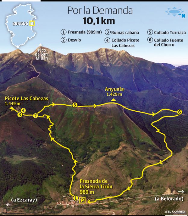 Picote las Cabezas (1.461 m.) y Anyuela (1.429 m.)