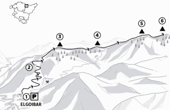 Monte Azkarate (664 m.) desde Elgoibar
