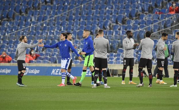 Pasillo del Athletic a la Real Sociedad