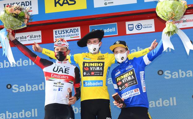 Primoz Roglic gana la Itzulia y cede la victoria en Arrate a David Gaudu