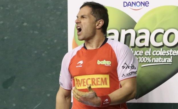 «No sé aún si es mi último partido en el Parejas», apunta Aimar Olaizola