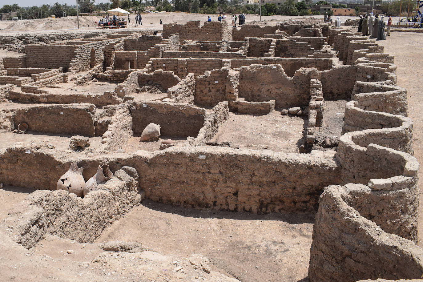 Así es la «ciudad dorada perdida» hallada cerca de Luxor