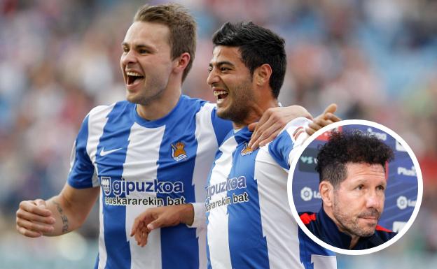 La Real Sociedad ya sabe lo que es chafar la fiesta al Atlético de Madrid en su casa