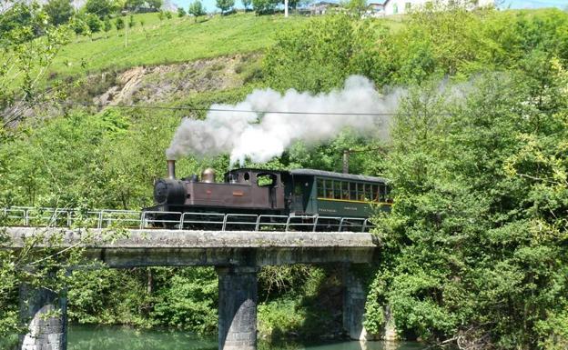 El Museo Vasco del Ferrocarril pondrá en circulación tres trenes de vapor este fin de semana
