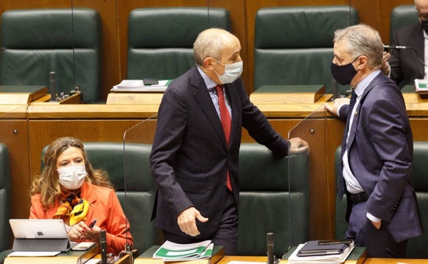 Urkullu salva una semana crítica y ya mira con «esperanza» el final de la crisis