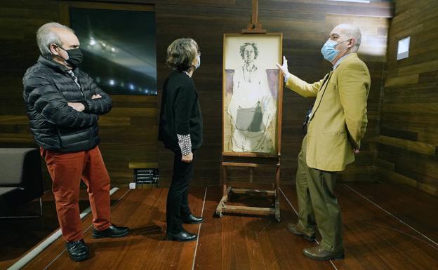 La Asociación de Amigos de San Telmo entrega un autoretrato de Andres Nagel