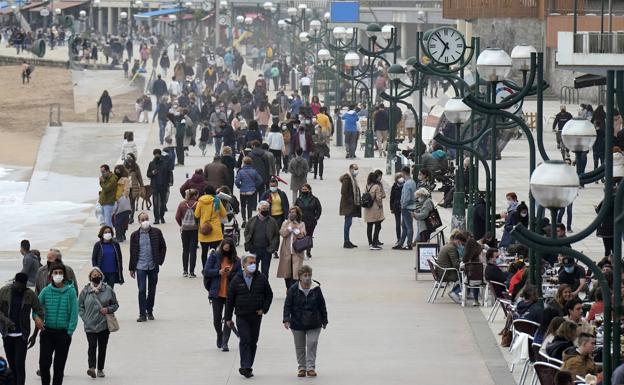 La amenaza Covid en Gipuzkoa desciende a zona amarilla por primera vez desde marzo