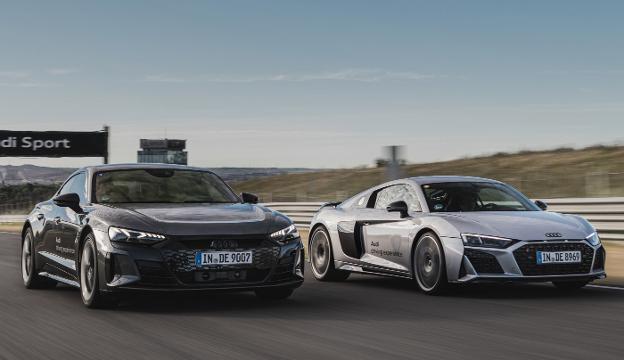 Audi R8 y Audi e-Tron GT, los probamos en el Jarama