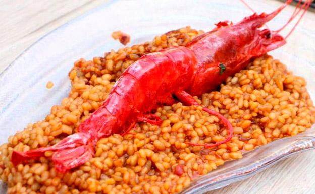 Receta de arroz con carabinero de Ismael Iglesias