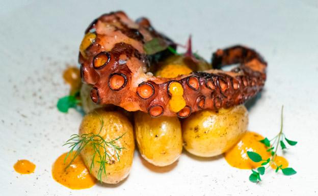 Receta de pulpo a la parrilla de Ismael Iglesias