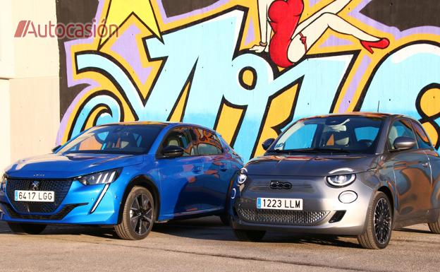 Fiat 500e vs Peugeot e-208: reyes de la ciudad