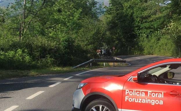 Detenido un vecino de la zona por el atropello mortal de un ciclista en el puerto de Otsondo