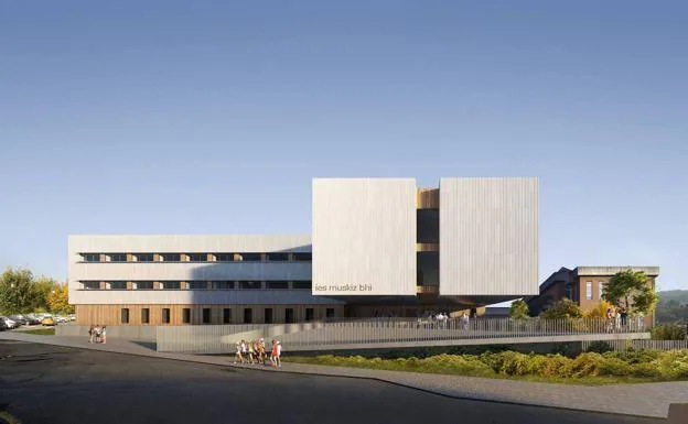 Educación construirá en Muskiz el primer instituto de Euskadi con estructura de madera