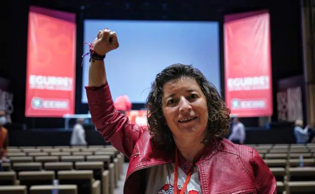 Loli García (Reelegida secretaria general de CC OO-Euskadi): «Sin derogación del factor de sostenibilidad no habrá acuerdo en pensiones»