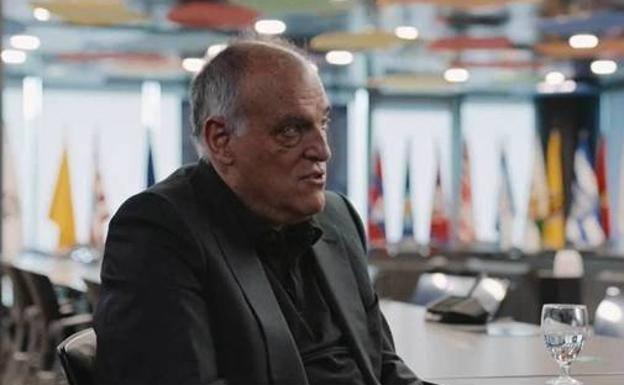 El momento más tenso de Gonzo con Javier Tebas