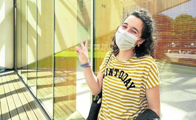 «He escrito 8 folios, estoy contenta de cómo ha ido»