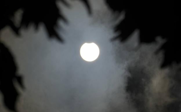 Así se ha visto el eclipse solar desde Gipuzkoa