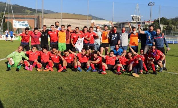 El Aurrera consigue la permanencia, tras ganar 2-3 al Lagun Onak