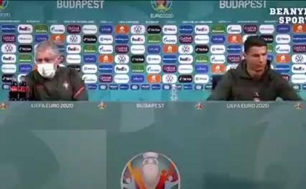 Las pérdidas de Coca-Cola tras el gesto de apartar las botellas de Cristiano Ronaldo