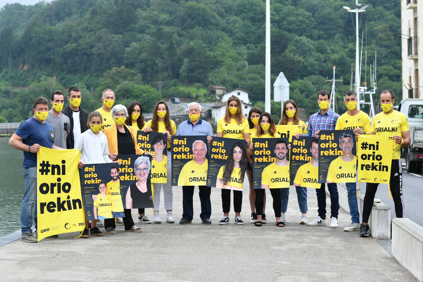 Imanol Alguacil e Imanol Agirretxe se suman a la campaña de apoyo al club de remo de Orio