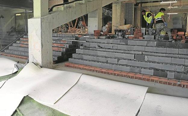 Nuevos vestuarios modernizados para cuando arranque la liga